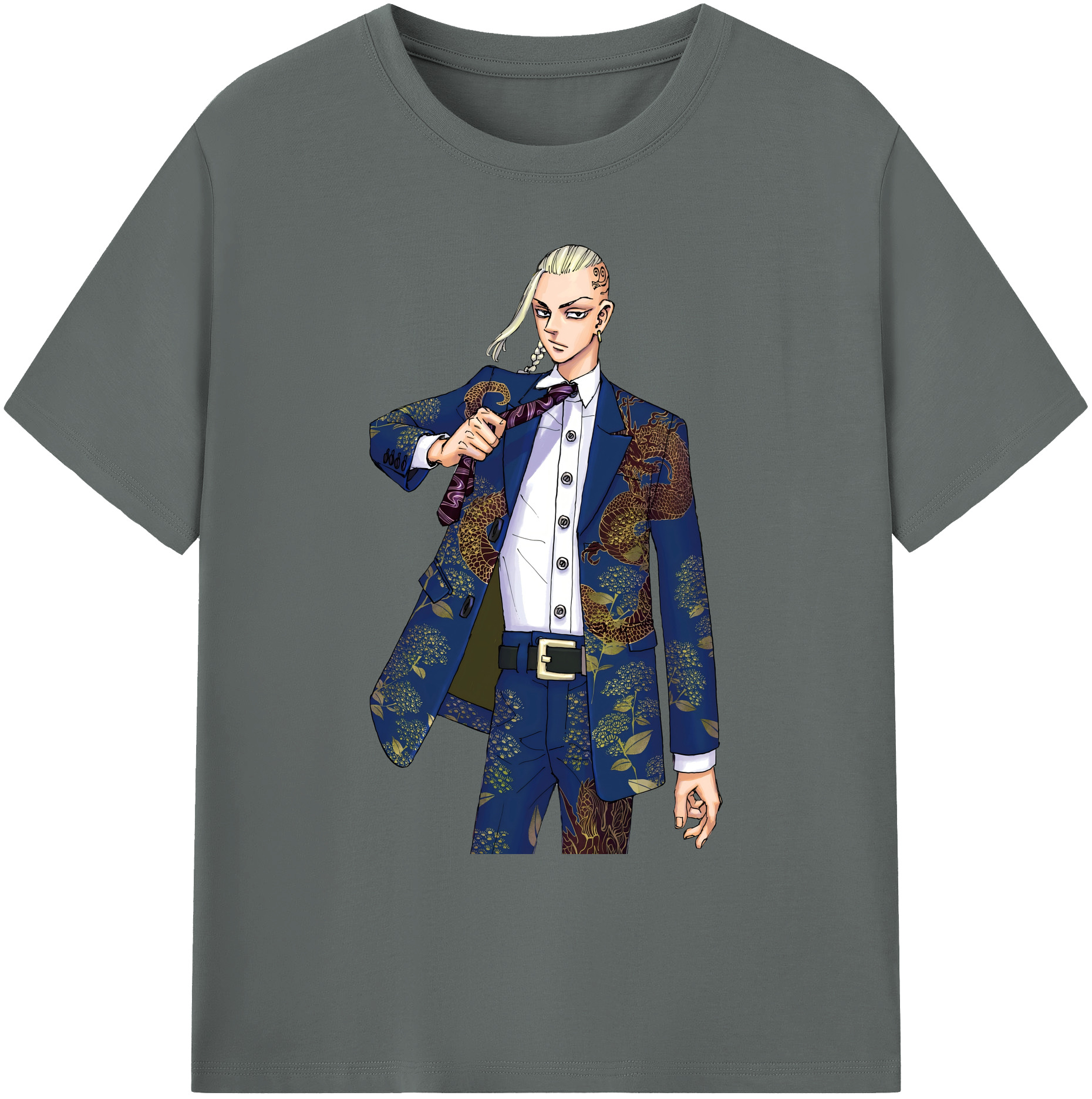 （画像用） 東京リベンジャーズ Tokyo Revengers 綿100％ メンズ半袖Tシャツ｜肌触りやわらか＆通気性